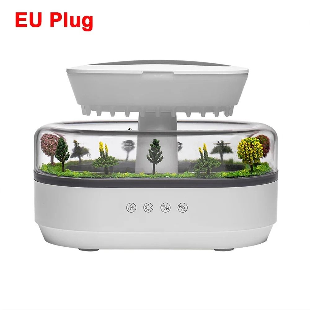 Raindrop Aroma Humidifier With White Noise And Light 7