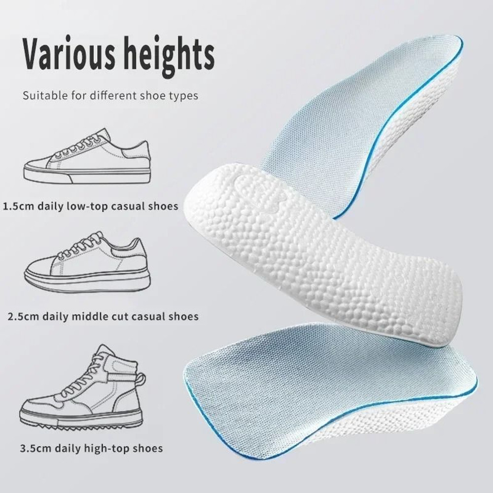 Memory Foam Height Increase Insoles With Arch Support 3