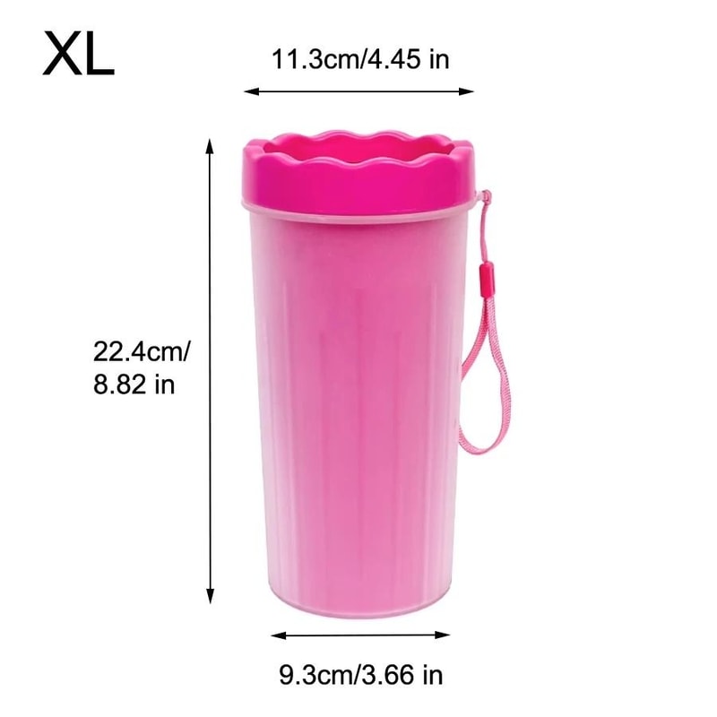 Pet Paw Cleaning Cup With Soft Silicone Brush 12