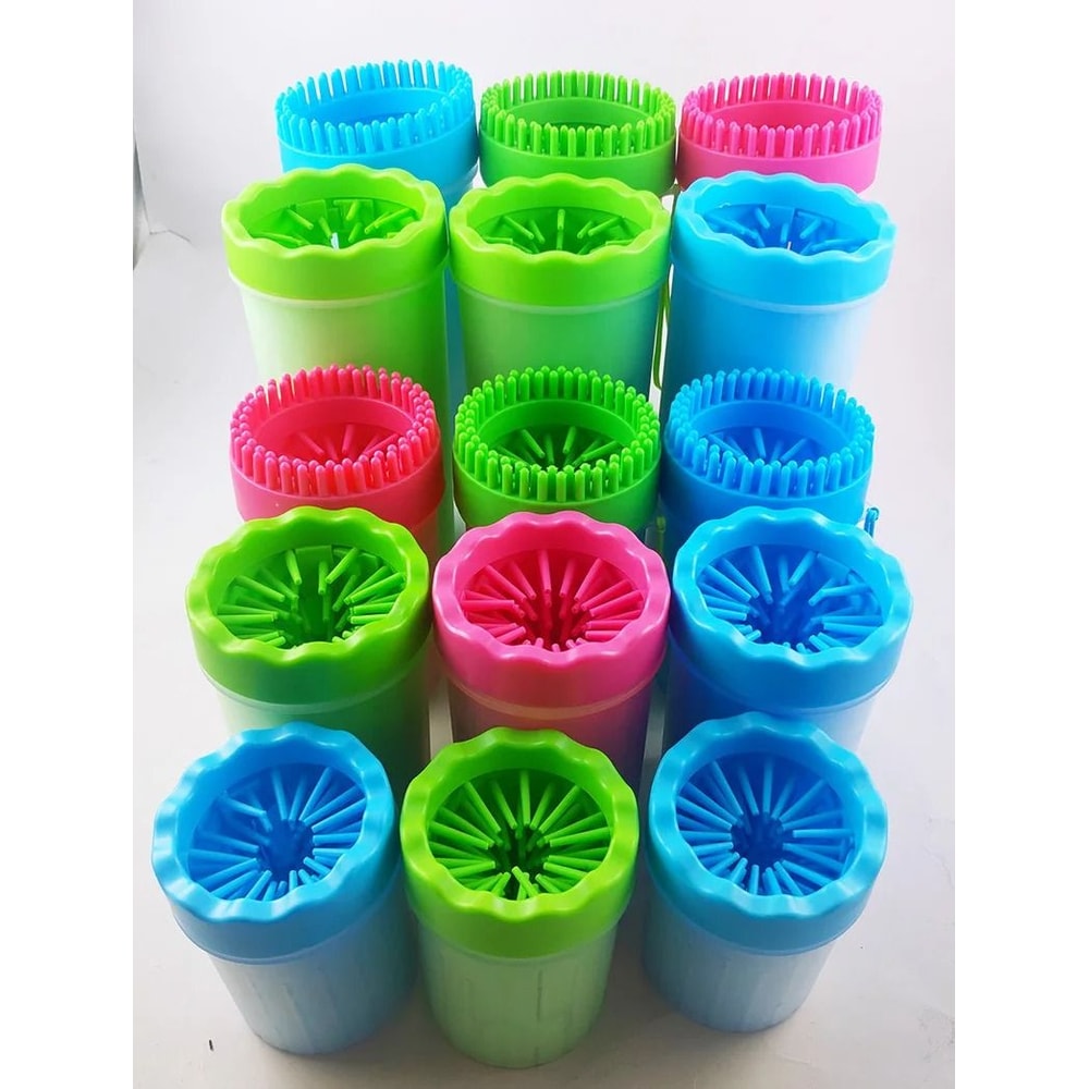 Pet Paw Cleaning Cup With Soft Silicone Brush 2
