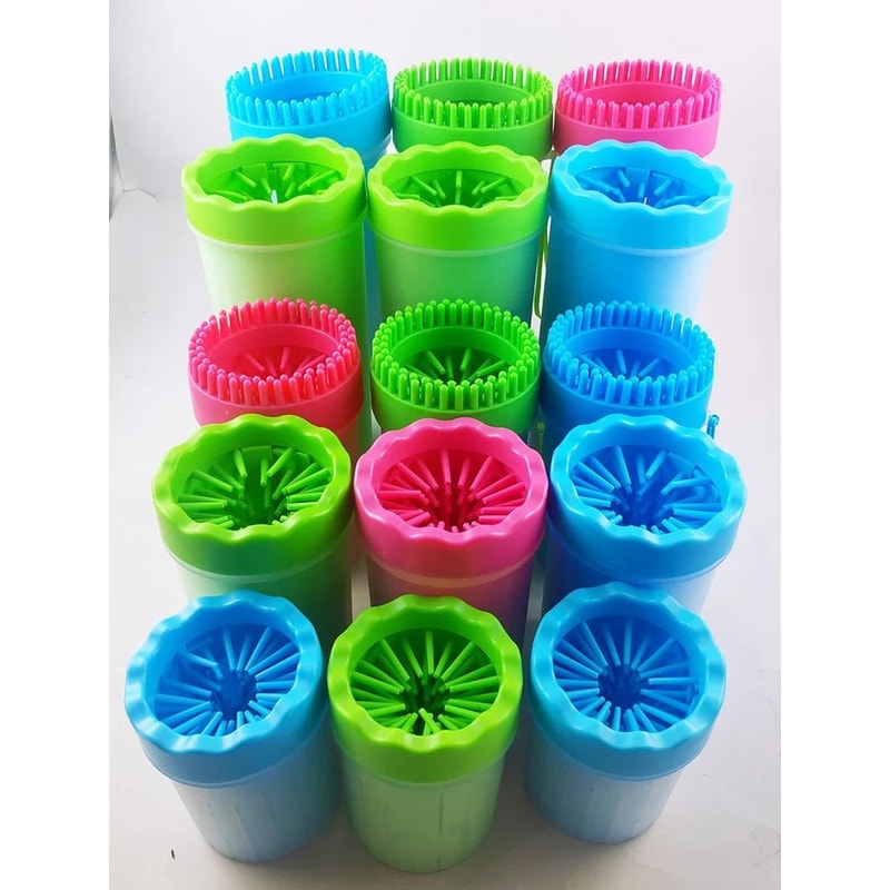Pet Paw Cleaning Cup With Soft Silicone Brush 2