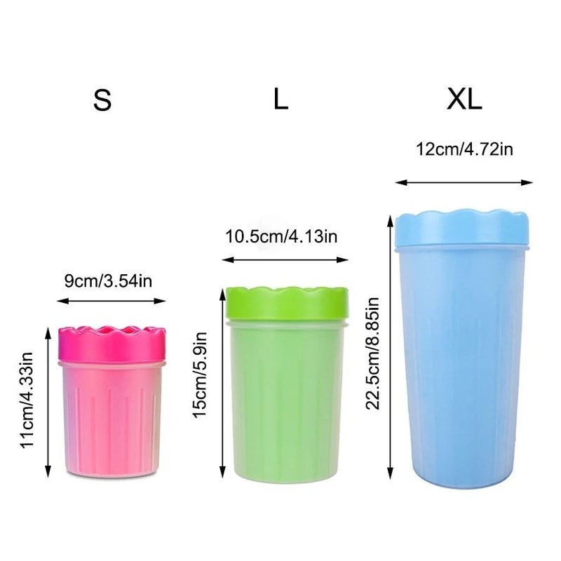 Pet Paw Cleaning Cup With Soft Silicone Brush 3