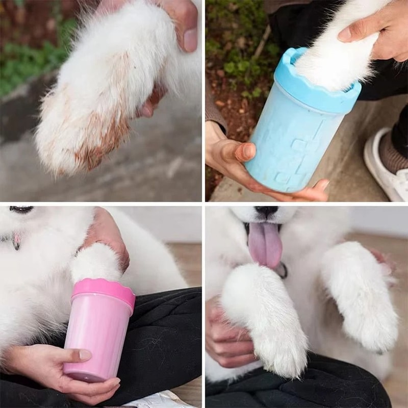 Pet Paw Cleaning Cup With Soft Silicone Brush 4