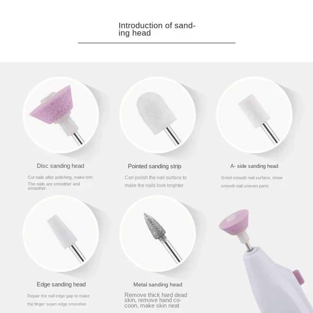 Electric Nail Drill Set For Perfect Home Manicures 5