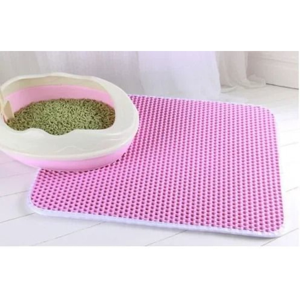 Double Layer Waterproof Cat Litter Mat With NonSlip Washable Design 11
