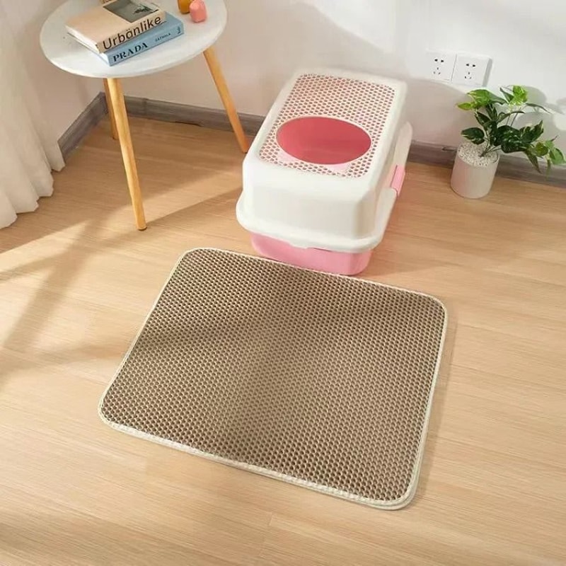 Double Layer Waterproof Cat Litter Mat With NonSlip Washable Design 7