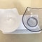 Double Cat Feeding Bowl With NonSlip Stand For Food And Water 12