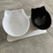 Double Cat Feeding Bowl With NonSlip Stand For Food And Water 4