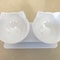 Double Cat Feeding Bowl With NonSlip Stand For Food And Water 8