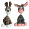 Donkey Plush Chew Toy For Dogs And Puppies With Squeaker 0