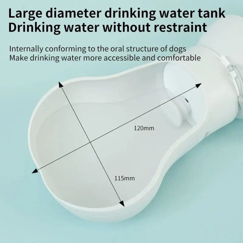 Portable Foldable Dog Water Bottle With Leakproof Drinking Cup 5