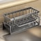 Kitchen Sink Drain Rack And Sponge Holder With Narrow Edge Design 4