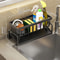 Kitchen Sink Drain Rack And Sponge Holder With Narrow Edge Design 11