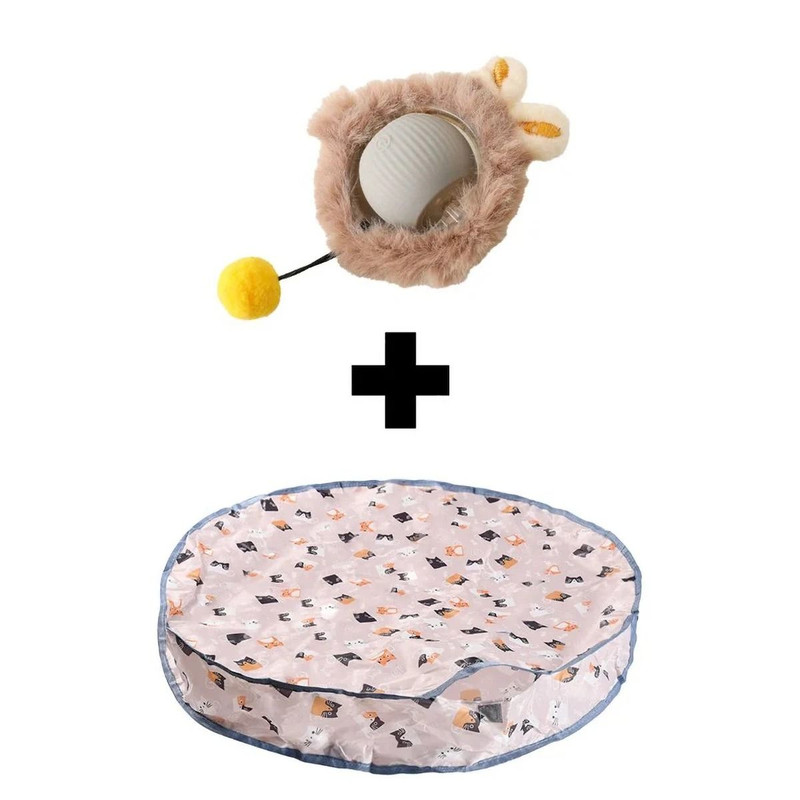 Interactive Cat Chase Toy With Chirping Sound And Random Movement 10