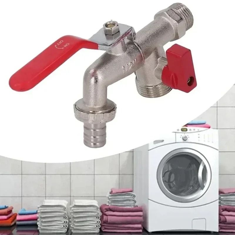 2in1 Double Valve Outdoor Garden Faucet With AntiFreeze Design 3