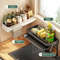 Kitchen Sink Organizer Rack With Drain Tray And Towel Holder 2