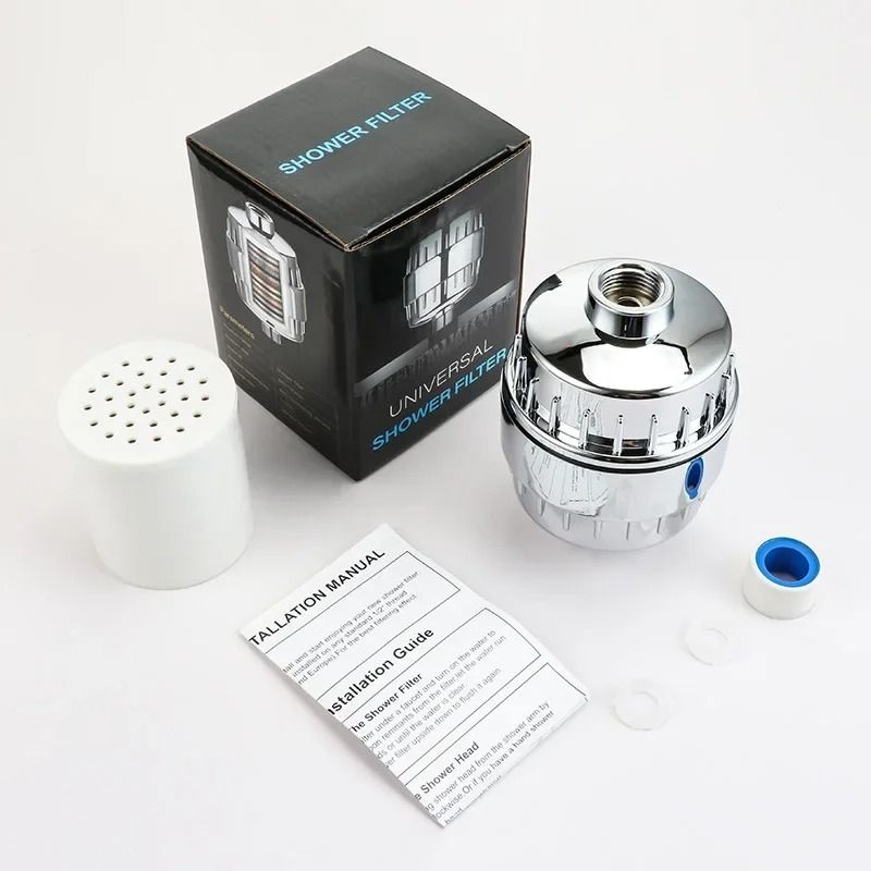 20Stage Shower Water Filter For Chlorine And Heavy Metal Removal 11