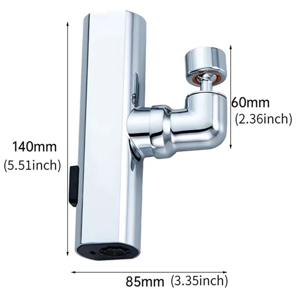 3Mode Rotating Kitchen Faucet Nozzle With High Pressure And SplashProof Design 5
