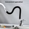 Flexible Rotating Kitchen Faucet With Hot And Cold Water Mixer 2