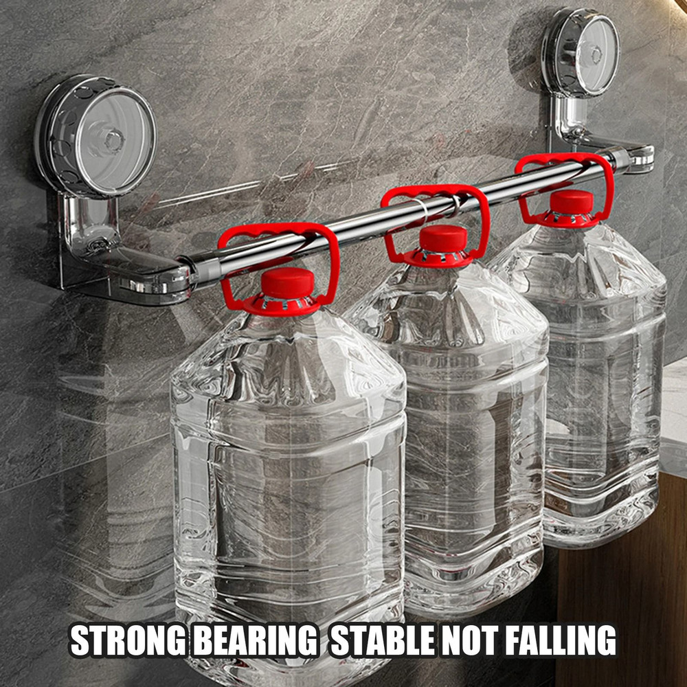 Retractable Suction Cup Towel Bar For Kitchen And Bathroom 5