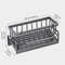 Kitchen Sink Drain Rack Organizer With Sponge And Soap Holder 5