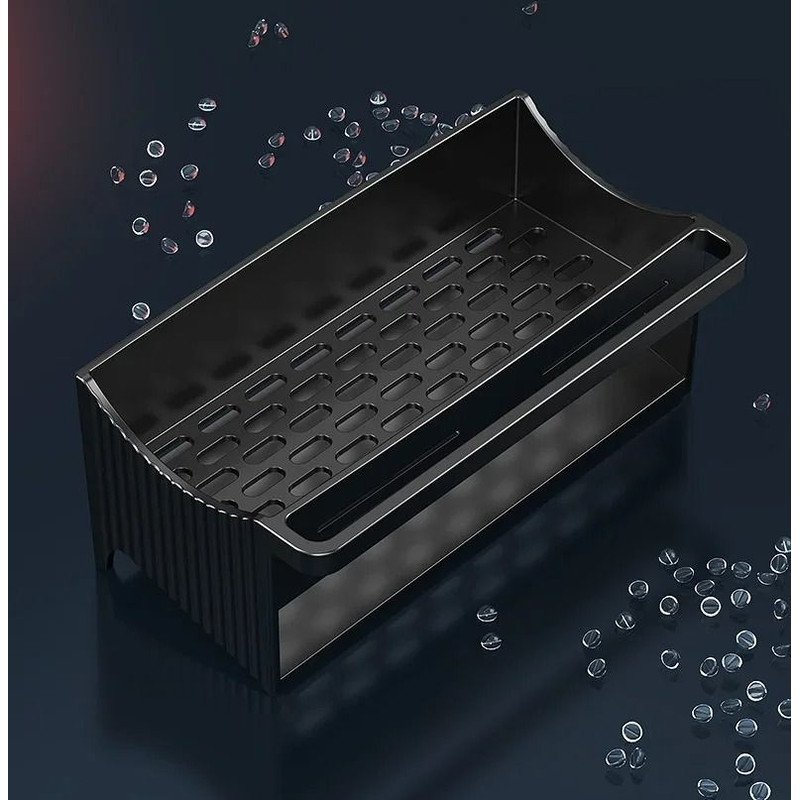 Automatic Drainage Sink Storage Rack With Sponge And Towel Holder 5