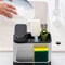 3 In 1 Stainless Steel Kitchen Soap Dispenser With Sponge And Cutlery Organizer 3