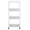 Movable Gap Storage Rack Narrow Floor Standing Organizer For Kitchen And Living Room 4