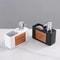 Kitchen Soap Dispenser With Sponge Holder For Hand And Dish Soap 3