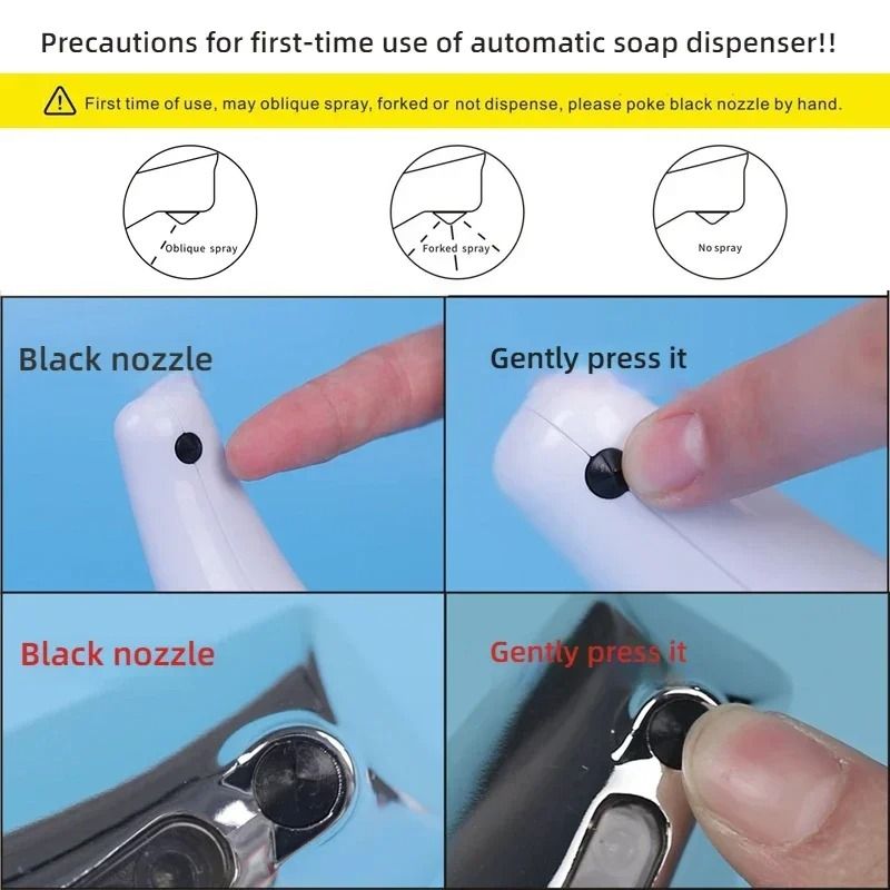 Automatic Sensor Soap Dispenser Waterproof Touchless Foam Dispenser For Bathroom And Kitchen 4
