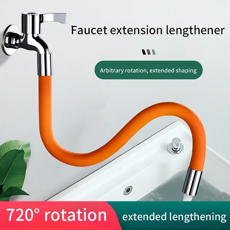 Universal Silicone Faucet Extension Pipe For Kitchen And Bathroom 2