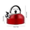 Stainless Steel Whistling Tea Kettle With Heat Resistant Handle 4