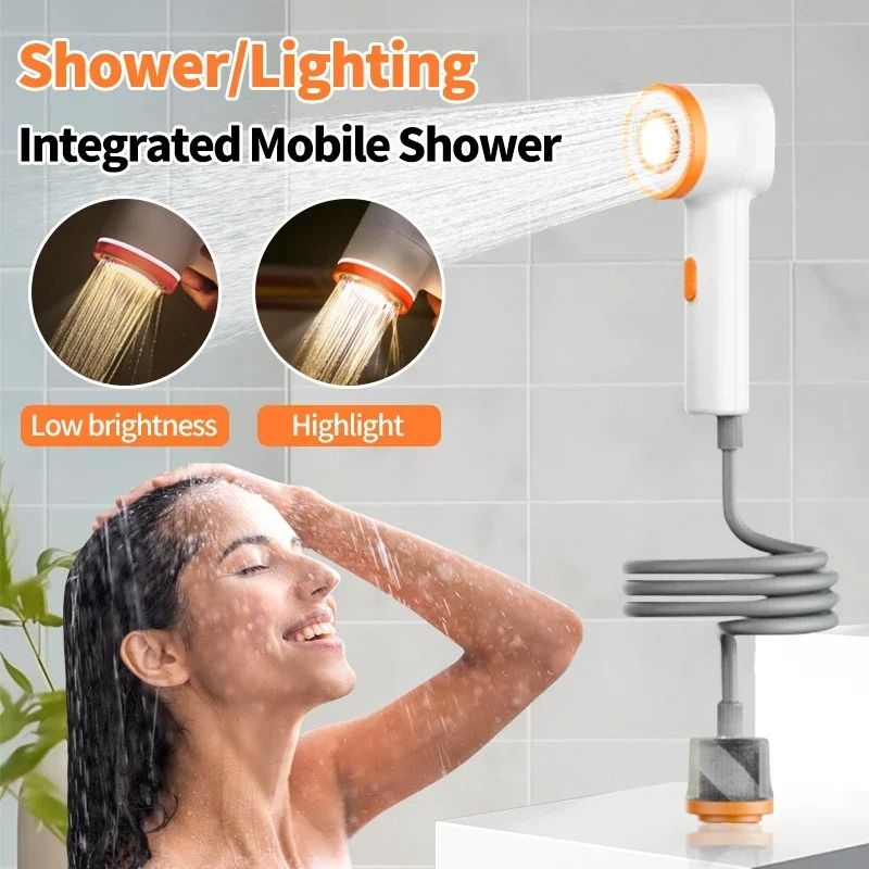 Portable Outdoor Electric Shower With USB Rechargeable Battery 1