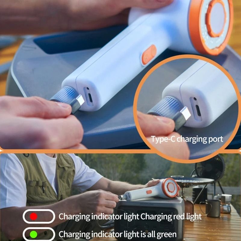 Portable Outdoor Electric Shower With USB Rechargeable Battery 2