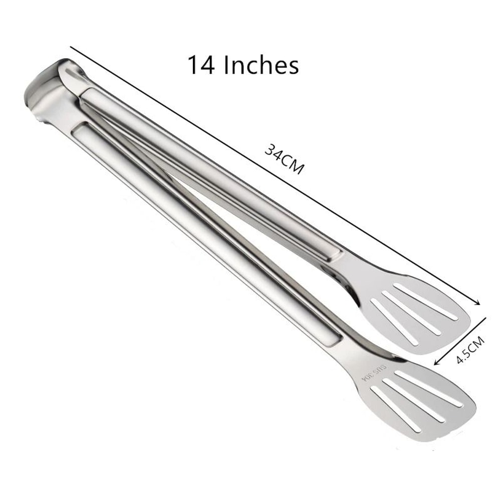 Stainless Steel Food Tongs For Cooking And Grilling 9
