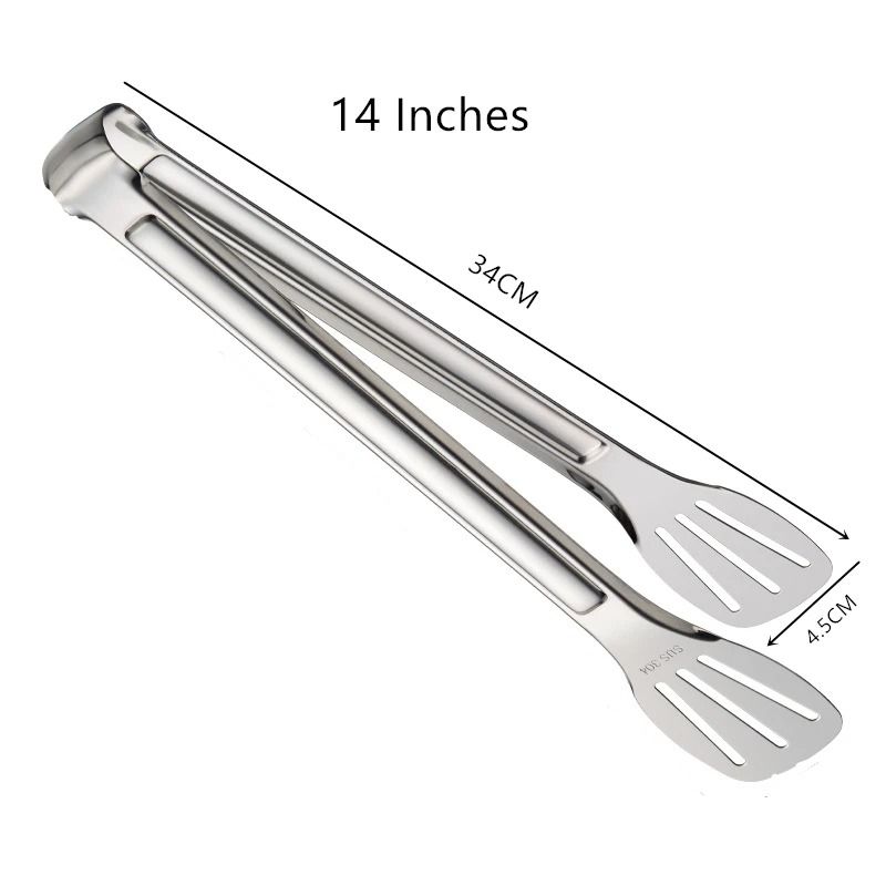 Stainless Steel Food Tongs For Cooking And Grilling 9