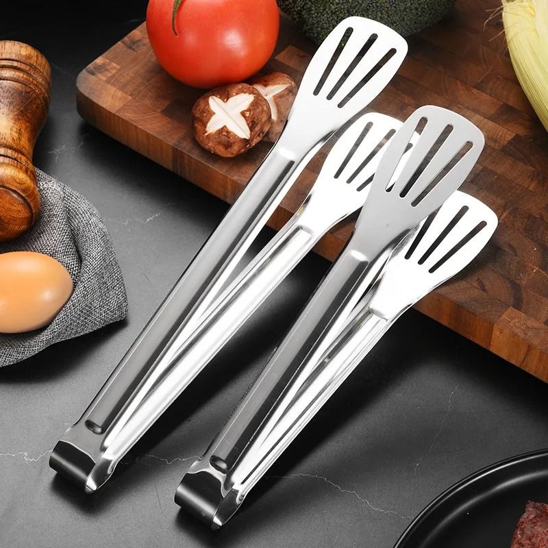 Stainless Steel Food Tongs For Cooking And Grilling 2