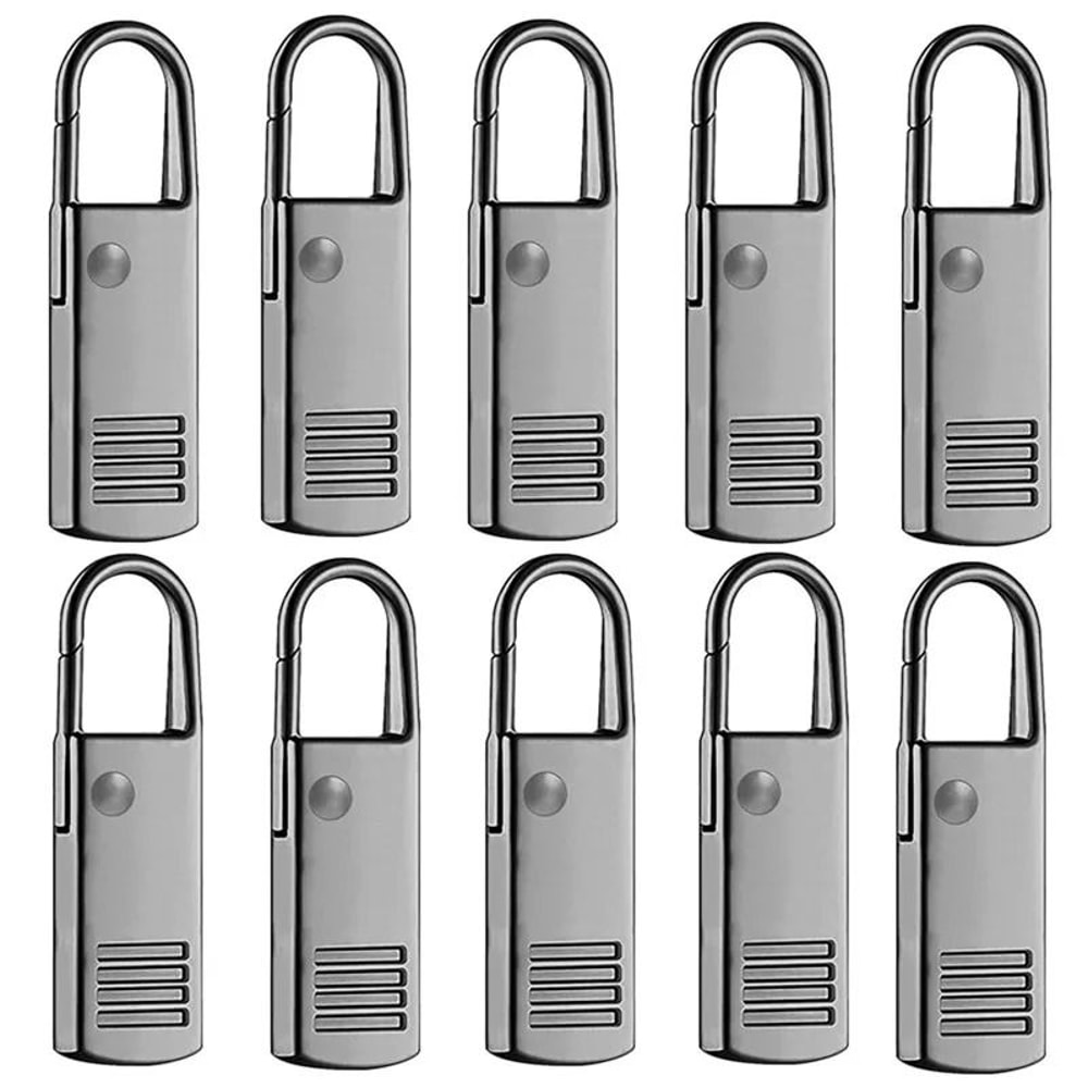 Zipper Repair Kit Replacement Puller For Bags And Jackets 12