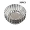 Reusable Aluminum Egg Tart And Dessert Molds 8