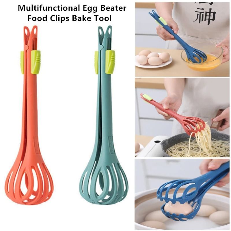 Multifunctional Egg Beater Whisk And Food Clip 0