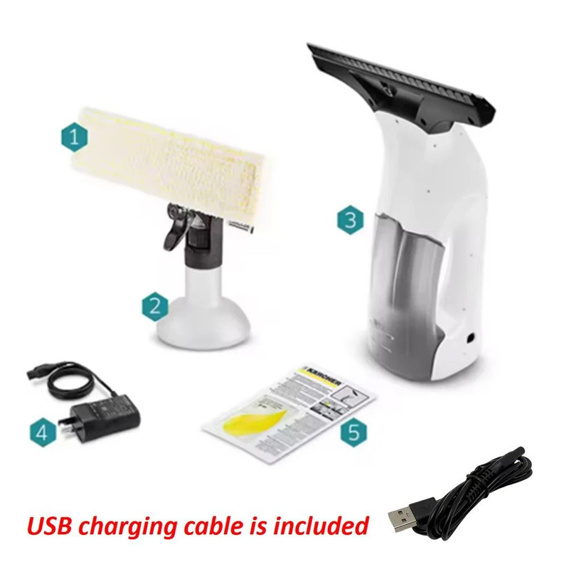 Window Glass Cleaner With Strong Suction And LED Power Display 5