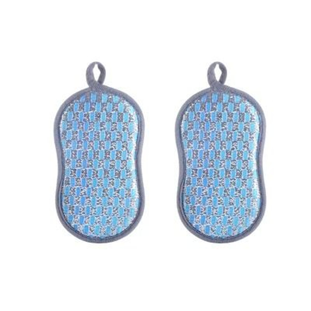 Double Sided Kitchen Cleaning Sponge Scrubber 8