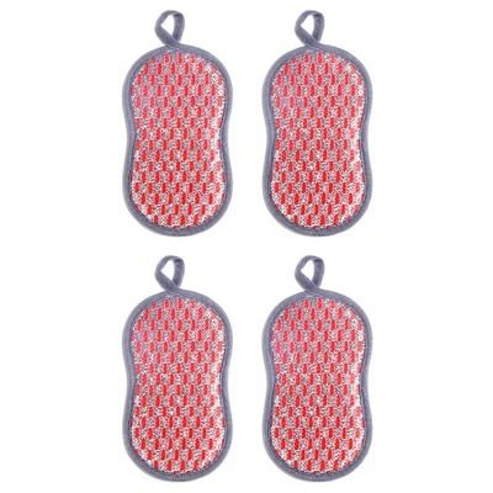 Double Sided Kitchen Cleaning Sponge Scrubber 11