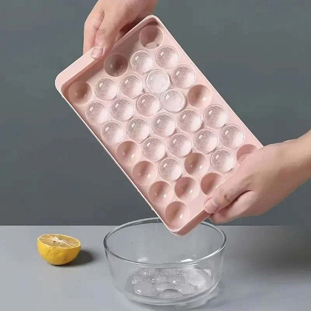 33 Ice Boll Hockey PP Mold Frozen Whiskey Ball Popsicle Ice Cube Tray Box Lollipop Making Gifts Kit 2