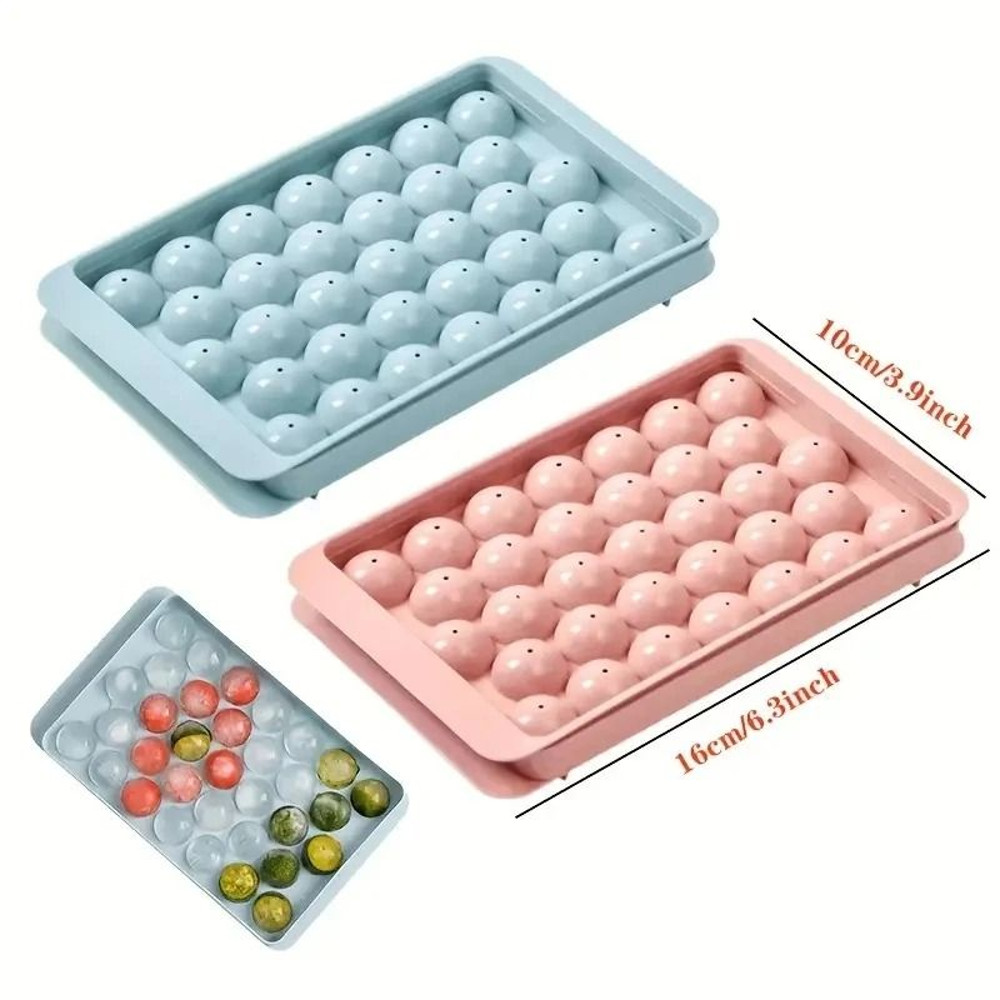 33 Ice Boll Hockey PP Mold Frozen Whiskey Ball Popsicle Ice Cube Tray Box Lollipop Making Gifts Kit 6