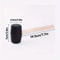 Rubber Mallet Hammer With Wooden Handle For Camping And DIY Tasks 2