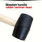 Rubber Mallet Hammer With Wooden Handle For Camping And DIY Tasks 4