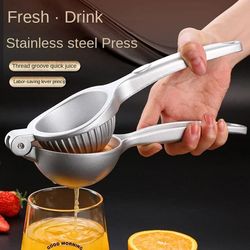 zinc alloy manual lemon juicer – heavy-duty hand press for citrus and fruit juicing
