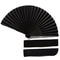 Elegant Black Folding Hand Fan For Weddings And Parties 1