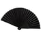 Elegant Black Folding Hand Fan For Weddings And Parties 7